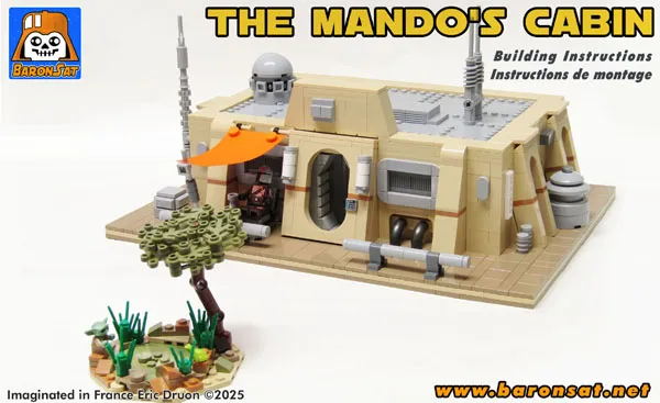 Mando's Cabin Lego moc models building instructions